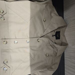 Maje Beige Button-Up Jacket